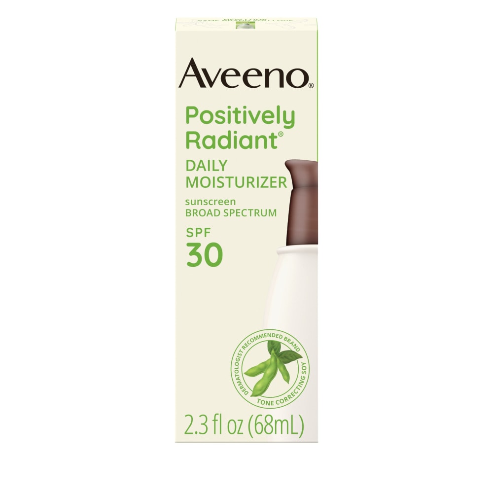 Aveeno Positively Radiant Broad Spectrum Spf 30 Daily Moisturizer 2.3 Fl Oz