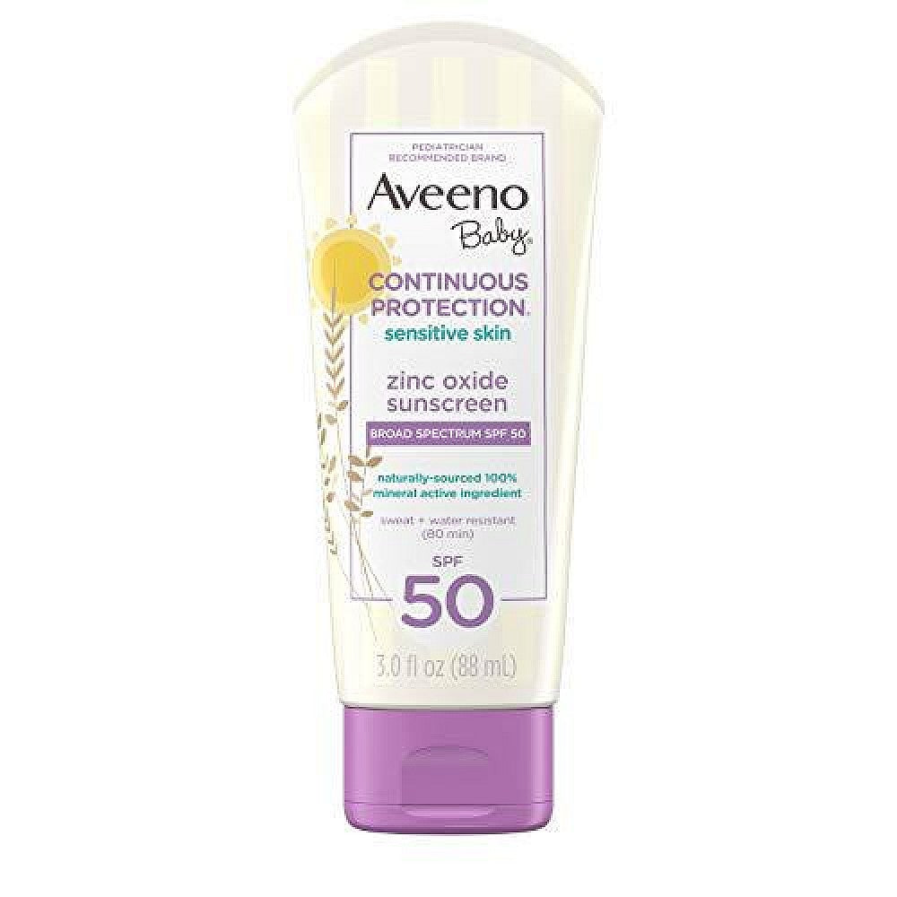 Aveeno Baby Continuous Protection Mineral Sunscreen Lotion SPF 50