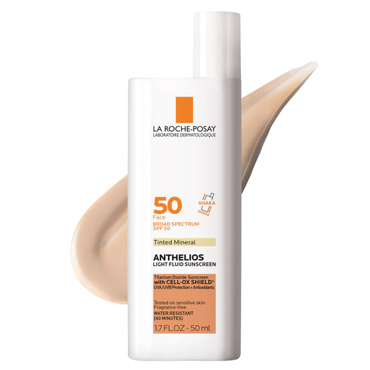 La Roche-Posay Tinted Sunscreen Gel-Cream SPF 50+ - Oil Control, Matte Finish for Sensitive Skin
