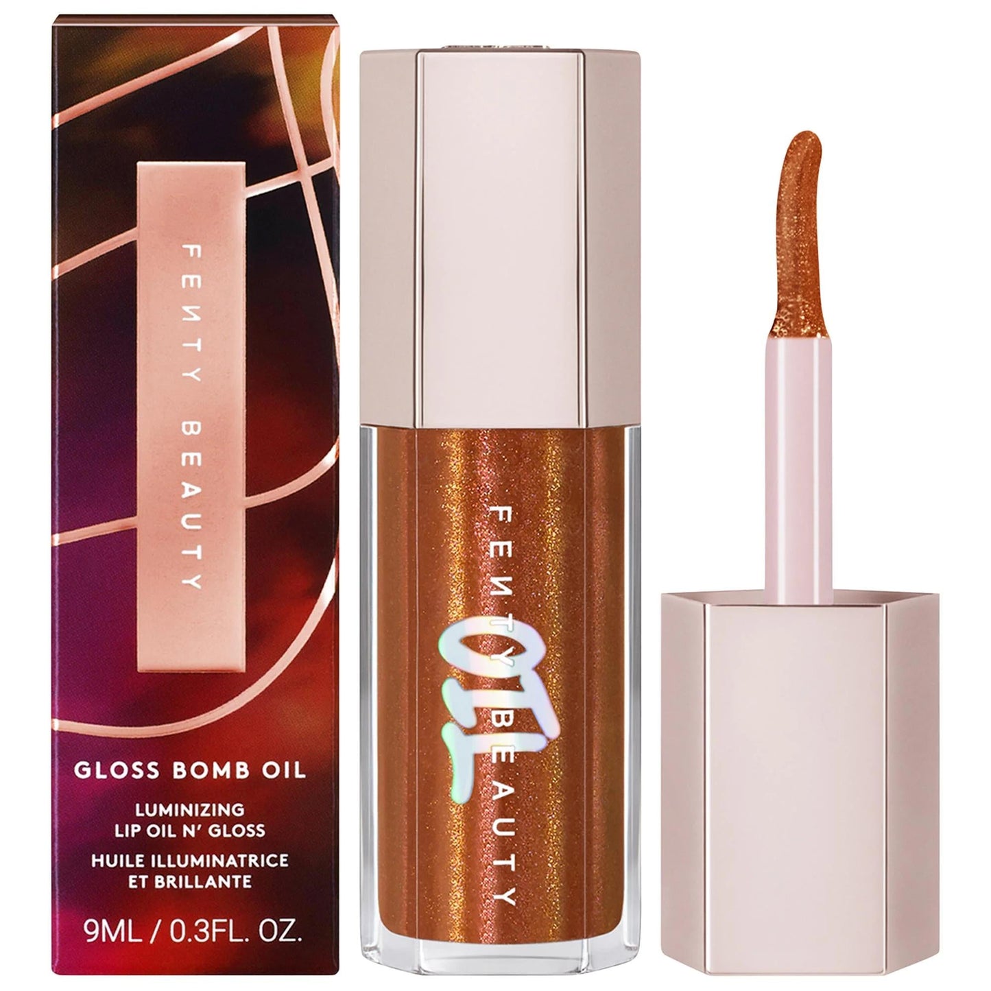 Fenty Beauty Gloss Bomb Oil Luminizing Lip Oil 'N Gloss - Shimmering, Nourishing, Cruelty-Free Lip Gloss