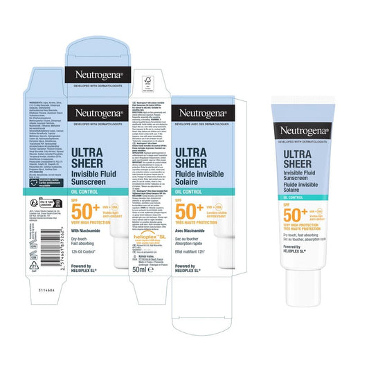 Neutrogena Ultra Sheer Ya Protective Sunscreen 50ml