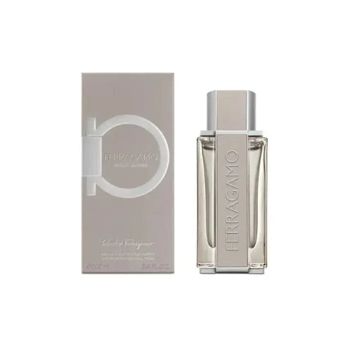 Bright Leather By Salvatore Ferragamo For Men 3.4oz EDT Spray (TESTER)