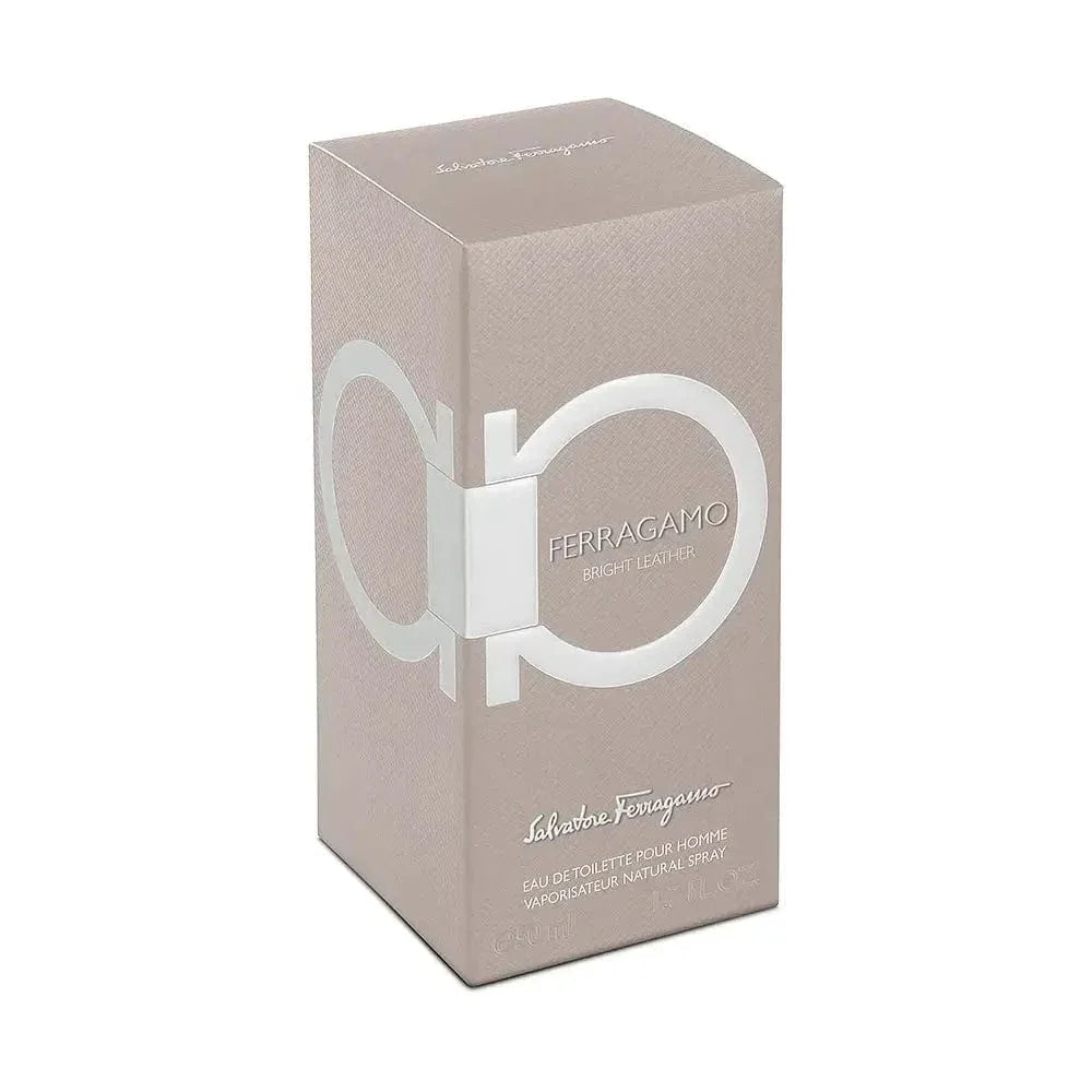 Bright Leather By Salvatore Ferragamo For Men 3.4oz EDT Spray (TESTER)