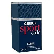 Genius Sport Code By Emper Men 3.4oz Eau De Perfume Spray