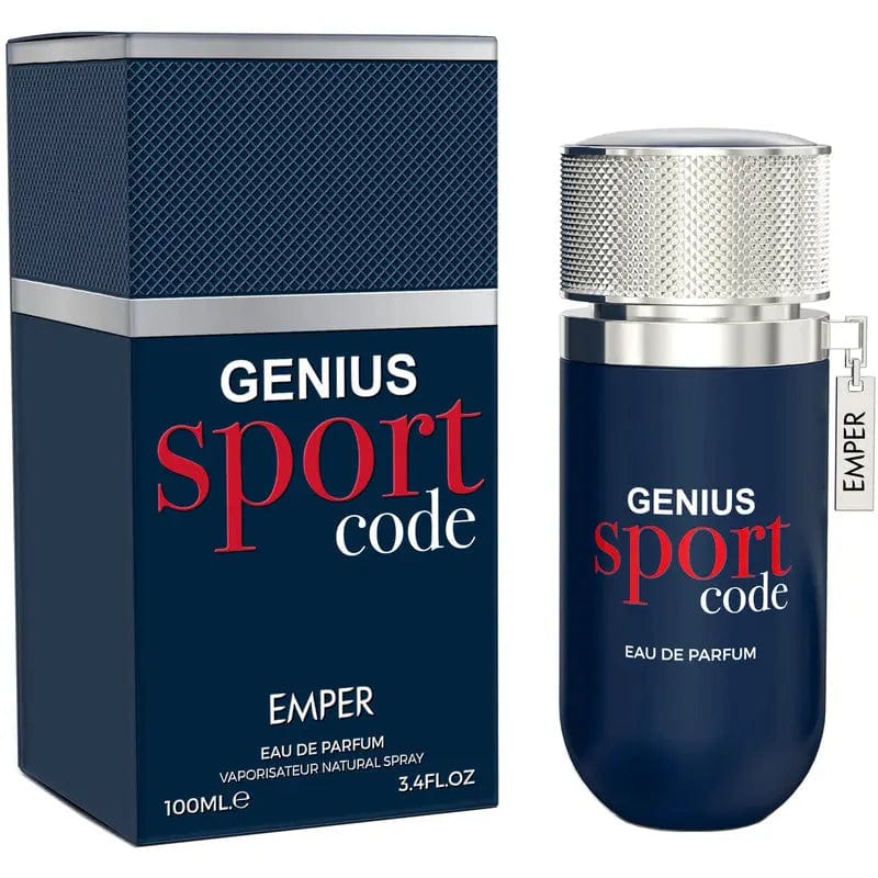 Genius Sport Code By Emper Men 3.4oz Eau De Perfume Spray