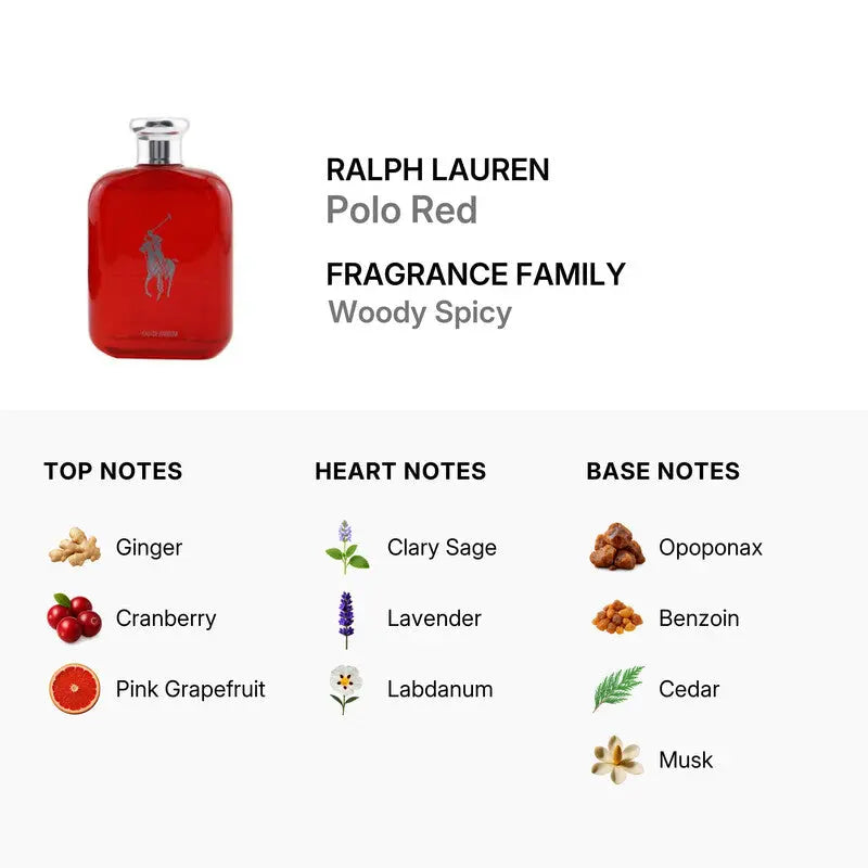 Polo Red By Ralph Lauren For Men 4.2oz EDP Spray