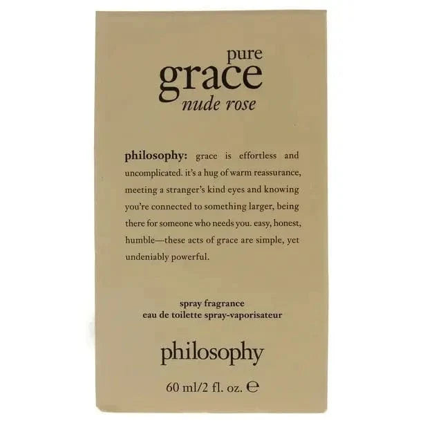 Pure Grace Nude Rose By Philosophy For Women 2.0oz EDT Spray