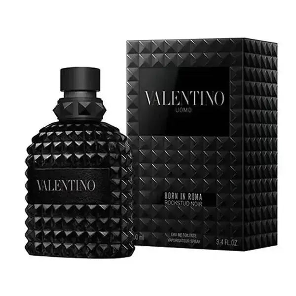 Valentino Uomo Born in Roma Rockstud Noir By Valentino For Men 3.4oz EDT Spray
