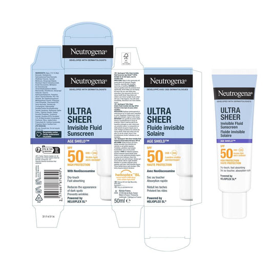 Neutrogena Ultra Sheer Ya Anti-Aging Sunscreen 50ml