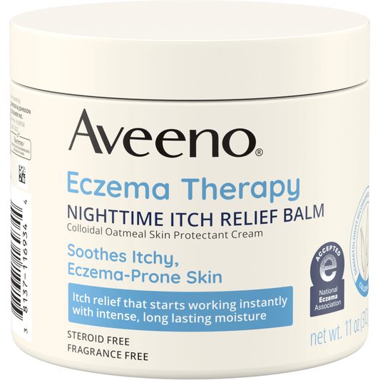 Aveeno Eczema Therapy Nighttime Itch Relief Balm Fragrance-free 11 oz