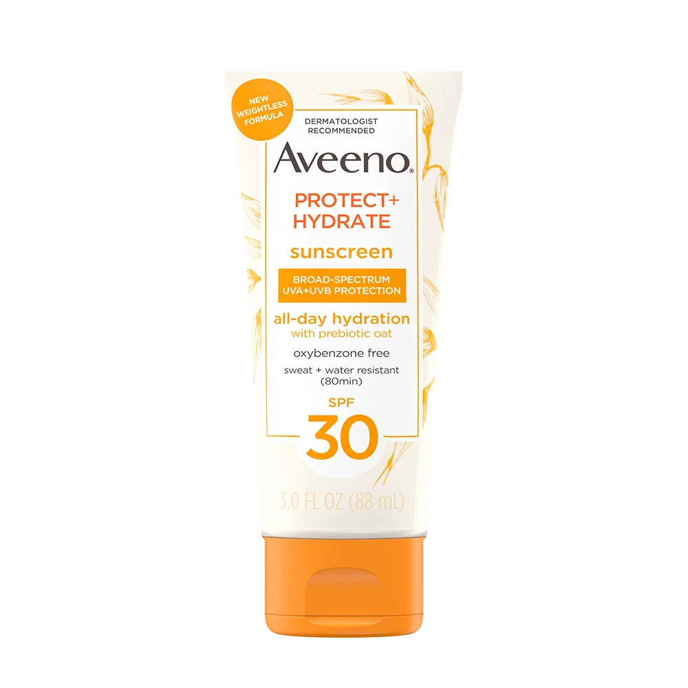 Aveeno Protect + Hydrate Sunscreen Broad Spectrum Body Lotion SPF 30