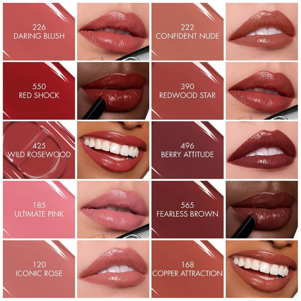 Dior Rouge Shock Shine 425 High-Shine Lipstick for Radiant Lips
