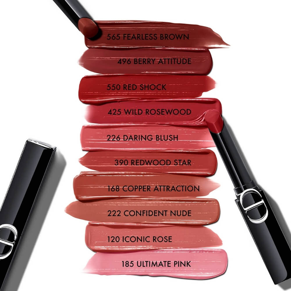 Dior Rouge Shock Shine 496 High-Shine Lipstick for Radiant Lips