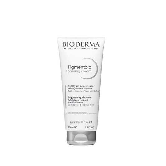 Bioderma Pigmentbio Foaming Cream Cleanser - Gentle Hyperpigmentation Treatment & Anti-Spot Skincare, Dermatologically Tested, 200ml